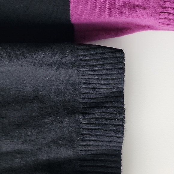 Max & Co Striped 100% Cashmere Cropped Fully Fashioned Sweater - Picture 3 of 9